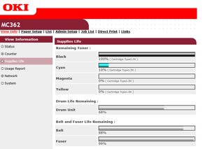 OKI MC362 - 8