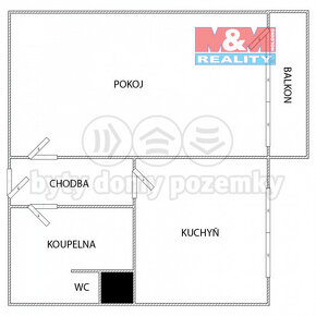 Prodej bytu 1+1, 40 m², Blatná, ul. Šilhova - 8