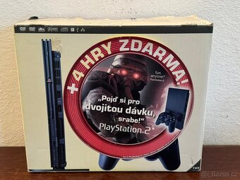 PLAYSTATION 2 SLIM + 112 ORIGINÁL HER + PAMĚŤOVKY - 8