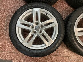 Originální ALU kola audi 5x112 r17 zimní pneu 6,5mm - 8