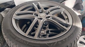 Prodám alu Audi, VW,Škoda zimní pneu Hankook 245/45/19 - 8