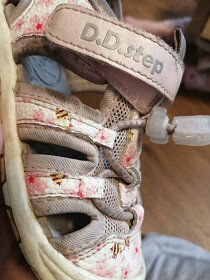 Růžové sandálky DD step vel. 21 - 8