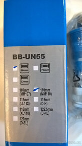 Středové uložení SHIMANO BB-UN55 - NOVÉ - 8