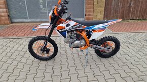 Pitbike DT125 17/14, světlo, el startér sedlo 86cm - 8