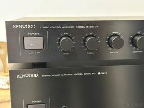 KENWOOD BASIC C1 + M1 DĚLENÝ STEREO ZESILOVAČ  - 8