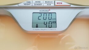 Osobní váha KORONA, měření svalové hmoty, vody - 8