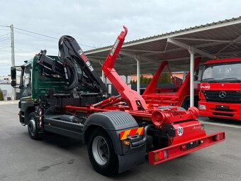 MERCEDES-BENZ ATEGO 1218 HÁKOVÝ NOSIČ HYDRAULICKÁ RUKA HIAB - 8