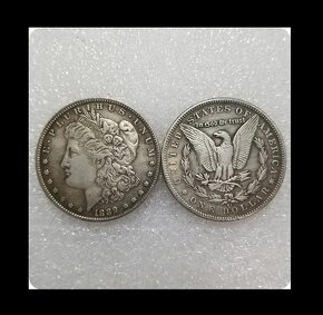 USA SADA MINCÍ 13 KUSŮ MORGAN DOLLAR 1878 - 1893 CC - 8