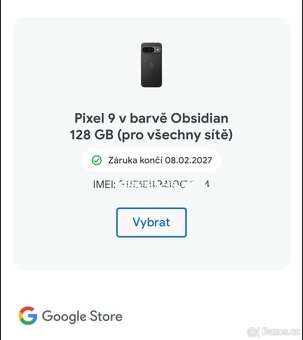 NOVÝ Google Pixel 9 128GB Obsidian - 8