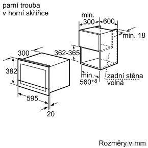 Vestavná parní trouba SIEMENS - 8