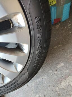 Alu kola Ford s letními pneu Sava 235/45 R17 - 8