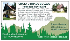 Pronájem chaty - Chata u hradu Bouzov - rekrerační ubytování - 8