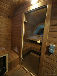 Sauna a vířivka Marivox, koupací káď, 2v1, venkovní sauna - 8