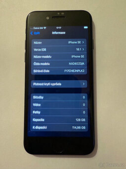 Zkontrolovaný iPhone SE (2020) 128 GB za skvělou cenu - 8