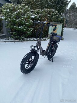 Elektrokolo skládací Fatbike HECHT COMPOS XL GRAY - 8