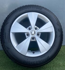 Originální Alu kola 5x112 Škoda Octavia 205/60/16 TOP více - 8