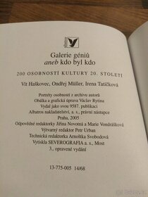 Galerie géniů - 1. a 3. díl - TOP stav - 8