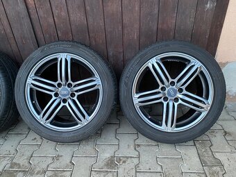 Alu kola Audi Pompei R18 + zánovní letní pneu 245/45/18 - 8