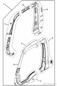 AVIA D120 Plechařina kabina AD120 - 8