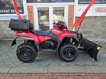 Suzuki KingQuad 750 Axi, kryt podvozku,kufr, plexi,radlice - 8