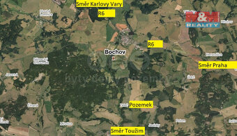 Prodej pozemku k bydlení v Bochově, 632 m2, Teleč - 8