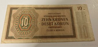 Bankovky 10 korun 1942 - 8