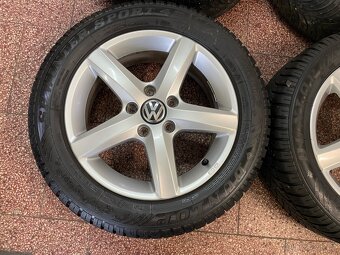 Originál Volkswagen ALU kola 5x112 r16 zimní pneu 8mm - 8