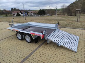 Vlek minibagr s rampou, 270 x 150cm, 2700 / 530kg, Knott - 8