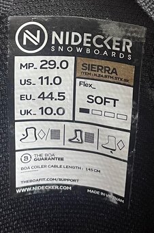 Boty na snowboard Nidecker Sierra 44.5 eu - 8