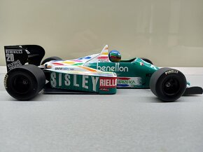 F1 ROZKLÁDACÍ BENETTON BMW B186 1986 BERGER MINICHAMPS 1:18 - 8