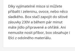 LUNCHBOX: ELEKTRICKÝ OHŘÍVAČ JÍDLA (nový, nepoužitý) - 8