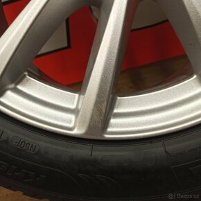 ALU kola Borbet 5x112, ET48, zimní pneu 205/55 R16 - 8