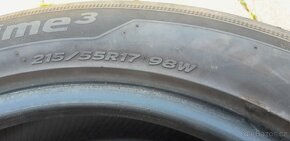 4 KS LETNE HANKOOK 215/55, R17, 98W. CENA za 4ks 1000Kč. - 8