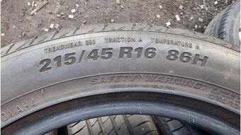 Letní pneu 215/45/16 Kumho - 8