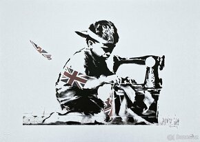 BANKSY- limitovaná a číslovaná edice s certifikací - 8