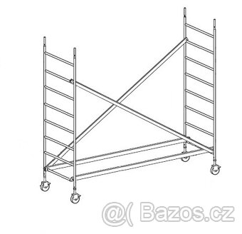 Pracovní věž / lešení Eurosolo-S2 (pojízdné) - NOVÉ - 8