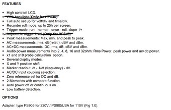 Velleman HPS10 DSO digitální signálový osciloskop 10MSa/1MHz - 8