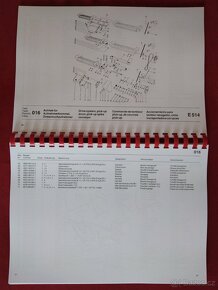 Kombajn E 514 návod + kat. dílů + katalog dílů motor IFA - 8