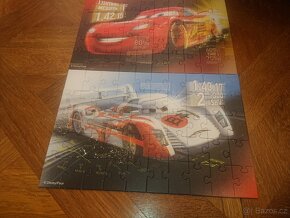 2x puzzle blesk mc Queen 50dilku - 8