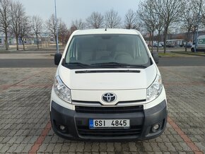 Toyota Proace, 1.6 66kw, r.v. 2014, 112000km, TK 6/26, ČR - 8