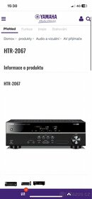 Yamaha set HTR 2067 Top stav - 8