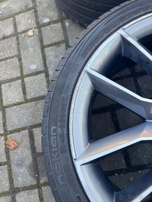 ORIGINÁL Alu Škoda GEMINI R18, 5x112 - VČ. PNEU - 8