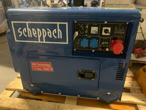 Scheppach SG 5200 D - Dieselová elektrocentrála 5 000 W, AVR - 8