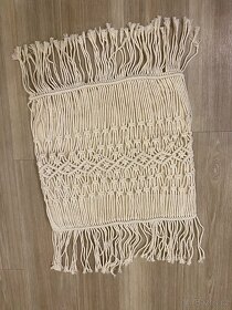 Ručně vyrobený povlak na polštář, polštářek, macrame, postel - 8