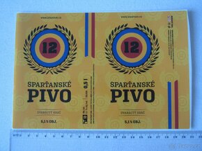 5x pivo pivní pivovar Strakonice Sparta Praha fotbal - 8