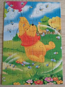 Medvídek PÚ - 10 ks skládaček puzzle - 8