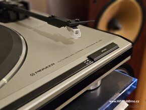 Gramofon Pioneer s bočnicemi klavírní lak DÁRKOVÝ STAV - 8