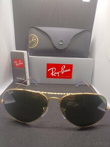 Sluneční brýle Ray Ban G-15 green, pouzdro, krabička,zánovní - 8