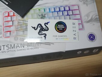 Razer Huntsman Mini White Purple Switch - 8