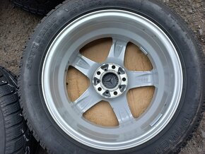 Prodám sadu ALU kol Mercedes 195/55R16 zimní - 8